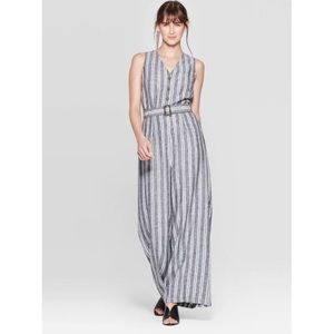 Who What Wear linen jumpsuit size M